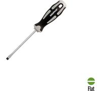 WOLFPACK LINEA PROFESSIONAL Tournevis plat Acier gaufré S2 TPR Manche bimatière. 1.0 Ø 5.5 x 100 mm