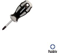 WOLFPACK LINEA PROFESSIONAL Tournevis Pozidriv Acier S2 TPR Manche bimatière. PZ 1 Ø 5,0 X 38 mm