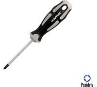 WOLFPACK LINEA PROFESSIONAL Tournevis Pozidriv Steel S2 TPR Bimaterial Handle. PZ 1 Ø 5,0 x 75 mm