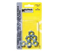 Wolfpack Lot de 40 6272010 Ecrous hexagonaux DIN934 (zingués M04)