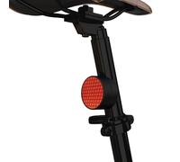Wolfprint - Réflecteur de vélo - Pour Apple Airtag - Protection contre les éclaboussures - Avec serre-câbles - Support de vélo - Fixation pour vélo - Support (noir)