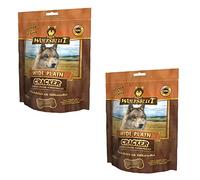 Wolfsblut Craquelins Wide Plain, Friandises pour Chiens avec Viande de Cheval et Patate Douce - Lot de 2 - 225 g
