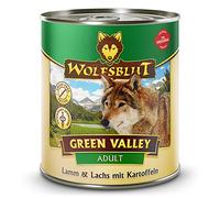 Wolfsblut Green Valley - 6 x 800 g - Agneau et saumon - Nourriture humide - Nourriture pour chien - Sans céréales