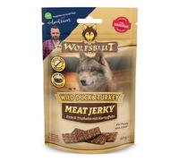 Wolfsblut Meat Jerky Wild Duck & Turkey 1 x 80 g - Friandises pour Chien - Nourriture pour Chien - sans céréales