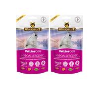 WOLFSBLUT VetLine Care Snack Hypoallergenic Lot de 2 paquets de 100 g de friandises hypoallergéniques pour chien avec mono-protéine cheval Sans céréales et sans additifs