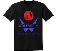 WOLFSHEIM Sparrows & Nightengales T-Shirt Men's Unisex Tee Black 3XL