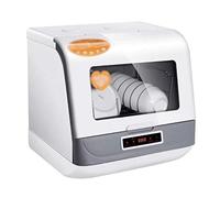WolFum Lave-vaisselle automatique intelligent, 6 ensembles de petits lave-vaisselle intégrés à séchage à l'air pour le bureau domestique