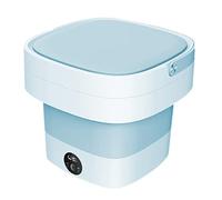 WolFum Machine à Laver Pliante Portable Petit Lavage Domestique sous-vêtements Culottes Chaussettes Machine à Laver Machine à Chaussures (Color : White-style)