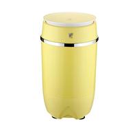 WolFum Machine à laver Portable mono-baril bébé roue entièrement automatique maison petite Mini Machine à laver jaune Mini Barril