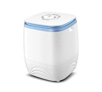 WolFum Mini machine à laver compacte et portable à double baignoire avec essorage (couleur : blanc)