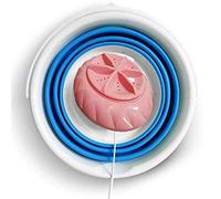 WolFum Mini Machine à Laver Turbo Portable avec Baignoire Pliable Laveuse à Ultrasons Compacte Laveuse à Linge de Voyage légère Alimentée par USB Camping (Couleur : 3-Pack)