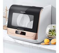 WolFum Petits lave-vaisselle portables Mini lave-vaisselle de table compact automatique, adapté à diverses cuisines