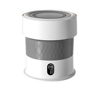 WolFum Pratique Pliante Machine à Laver Ménage Mini Sèche-Linge Culottes Vêtements Petites Chaussettes (Couleur : Gris)