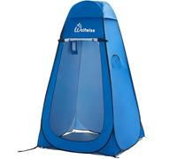 WolfWise Tente de Douche Pop Up Toilette Changement Camping Abri de Plein Air Vestiaire Extérieure Intérieure Portable, X Large, Bleu