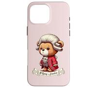 Wolgang Amadeus Mozart T-Shirt Ours en Peluche Mignon Coque pour iPhone 16 Pro Max