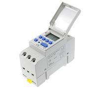 Woljay Minuterie THC15A AC 220V Programmable LCD 16A Relais temporisé Interrupteur de minuterie