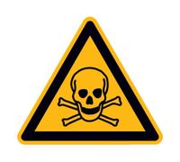 wolk SafetyMarking Panneau d'avertissement film SL 100 mm Danger substances toxiques Quantité:1