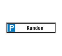 wolk SafetyMarking Panneau de parking alu L520xH110 mm clients Quantité:1