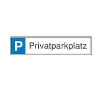 wolk SafetyMarking Panneau de parking alu L520xH110 mm Parking privé Quantité:1