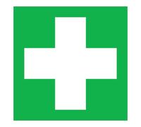 wolk SafetyMarking Panneau de signalisation Alu L200xH200 mm Premiers secours photoluminescent Quantité:1