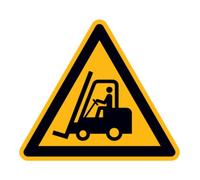 wolk SafetyMarking Panneau de signalisation Aluminium L 400 mm Attention aux engins de manutention Quantité:1