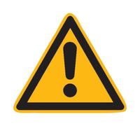 wolk SafetyMarking Panneau de signalisation film SL 25 mm Avertissement de danger 44 pcs/feuille Quantité:1