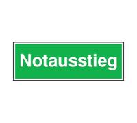 wolk SafetyMarking Panneau de sortie de secours Film B300xH105 mm Sortie de secours photoluminescente longue durée Quantité:1