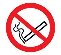 wolk SafetyMarking Panneau d'interdiction Aluminium D200 mm Défense de fumer Quantité:1