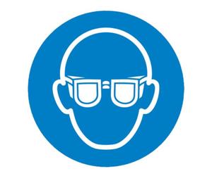 wolk SafetyMarking Panneau d'obligation Film D50 mm Utiliser protection des yeux 6 pcs/feuille Quantité:1