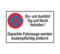 wolk SafetyMarking Panneau interdiction de stationner Alu L600xH400 mm Garder entrée et sortie libre Quantité:1