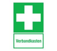 wolk SafetyMarking Panneau signalétique alu B200xH300 mm Trousse de secours photoluminescente Quantité:1