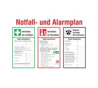 wolk SafetyMarking Plan d'urgence et d'alarme B600xH400 mm plastique Quantité:1