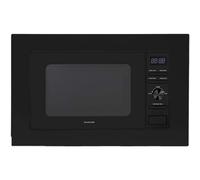 WOLKENSTEIN Einbau Mikrowelle mit Grill 800W Schwarz 60cm WMW800-20GB EB