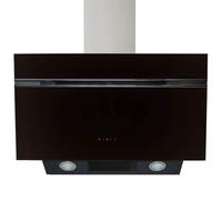 WOLKENSTEIN Schräghaube Dunstabzugshaube Wandhaube Abluft Umluft Glas Schwarz 80cm W S5-80 ABTZ