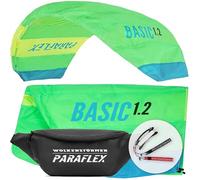 Wolkenstürmer Aile de traction Paraflex Basique 1.7 – Prêt à voler – 120 cm – Vert G
