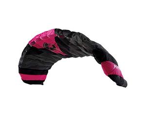 Wolkenstürmer Paraflex Quad à 4 Lignes - Aile de Traction 5.0 - Rose - Ready to Fly Kite y Compris Les poignées - Aile de Traction pour la Pratique du Mountainboard