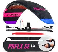 Wolkenstürmer Cerf-volant pilotable Paraflex SE 1.5 2 lignes Noir/Arc-en-ciel 150 cm
