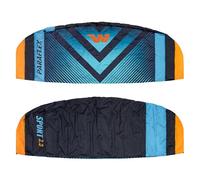 Wolkenstürmer Paraflex Sport 2.3 Turquoise - Aile de Traction 2 Lignes 230cm - Sport Kite Lenkmatte - Barre Lignes Dyneema 150kp Inclus - Ready to Fly - Dès 14 Ans