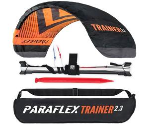 Wolkenstürmer Paraflex Trainer 2.3 Aile de Kitesurf - Orange Fluo - - 3 Lignes cerf-Volant en complément Mountain Board - Aile de Traction