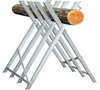 Wolketon chevalet de sciage tronçonneuse pliable métal chevalet de sciage bois 150KG denture bois chevalet de travail