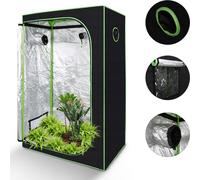 Wolketon Growbox Accessoires de jardin et de serre Fenêtre d'observation Tente de culture Tente pour plantes d'intérieur 120*60*180CM