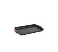Woll - Bakeware plaque de cuisson 33 × 23 cm - antiadhésive, acier aluminisé, poignées en silicone - sans PFAS - résiste jusqu’à 230 °C - noir