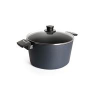 WOLL - Diamond Lite faitout Ø 28 cm 6,5 l, couvercle en verre & 2 poignées - antiadhésif en aluminium coulé, compatible four & lave-vaisselle - faitout - casserole induction