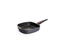 Woll Diamond Lite poêle en fonte, carrées - Induction-, 26 x 26cm, hauteur 6 cm, avec manche amovible - Convient à tous les types de cuisinières, antiadhésif, fonte d'aluminium