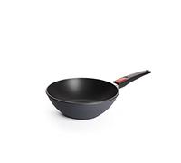 Woll Diamond Lite Wok - Induction -, Ø 26 cm, hauteur 9 cm, avec manche amovible - Convient à tous les types de cuisinières, antiadhésif, fonte d'aluminium