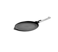 Woll Diamond Logic XR Pro 1226PLCI Poêle à crêpes avec manche amovible en acier inoxydable Compatible avec tous les types de plaques de cuisson Aluminium Noir Ø 26 cm