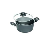 Woll Induction Line Professional Faitout en Fonte d'aluminium avec revêtement Anti-adhésif et Couvercle pour Plaque à Induction 24 cm 4,5 l