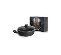 WOLL Kasserolle ronde NOWO 28cm avec couvercle en verre antiadhésif noir