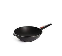 Woll Nowo IL 11030 Wok/poêle en Titane avec poignée Amovible Compatible Induction Diamètres 30 cm Profondeur 10 cm