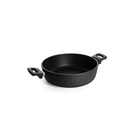 Woll Nowo Titanium Casserole inductive, diamètre 28 cm, hauteur 8 cm, 4,5 l, avec 2 poignées latérales, convient pour tous les types de plaques de cuisson